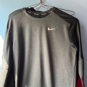 Nike Running Dri-Fit Gray Long Sleeve Shirt